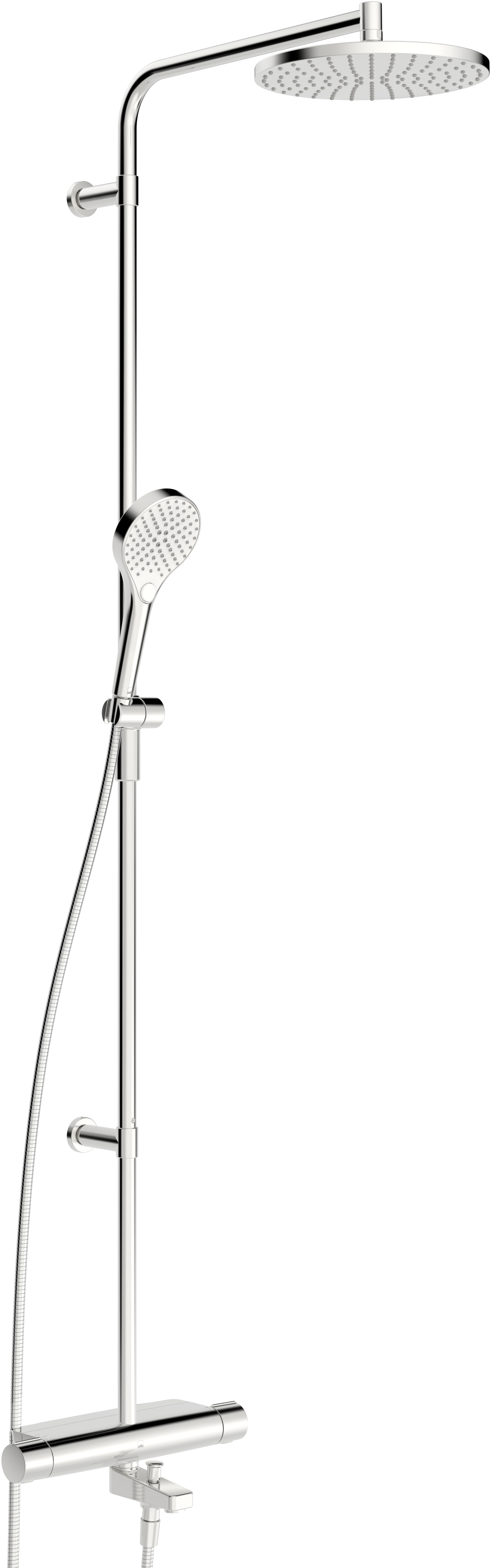 Oras Optima Style  SVÄNGBAR/KAPBAR Duschsystem med Termostat KAR 160CC  Krom RSK 8283312