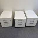 Kontorshurtsar – vita, 3 lådor - bild 1