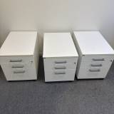 Kontorshurtsar – vita, 3 lådor - bild 1