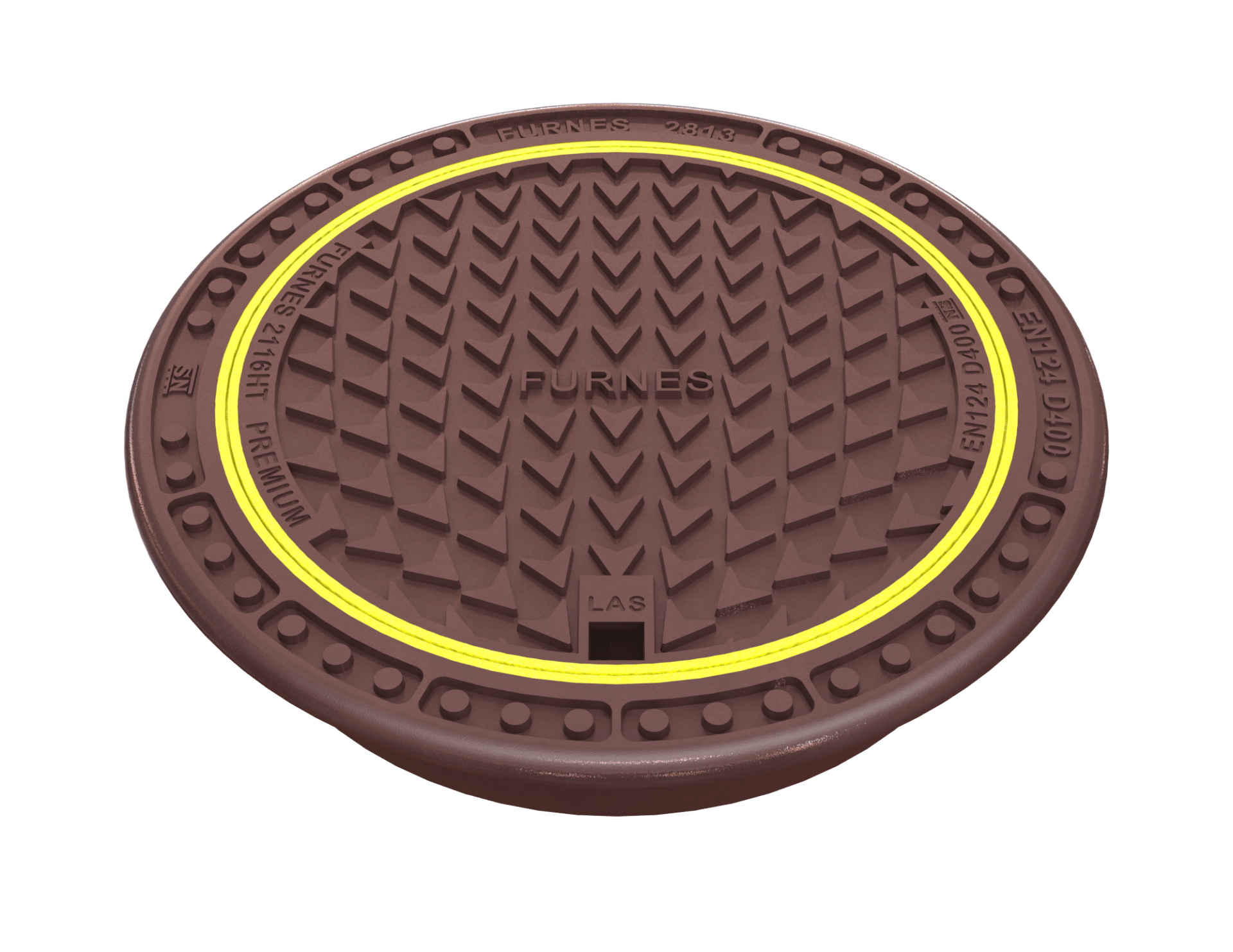 Furnes Jernstöperi PREMIUM 600 Flytande Ram Hög med Lås RSK 7037166