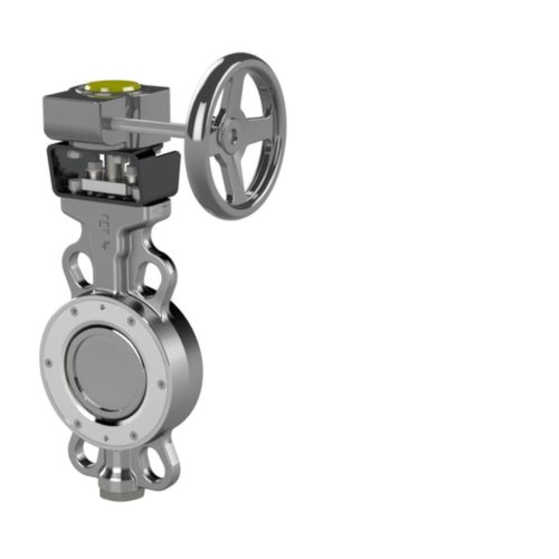 Ghibson CF8M DN300 - Syrafast Rostfri Vridspjällsventil PN25 för Industri | Ventiler Vridspjällsventil | RSK 801023