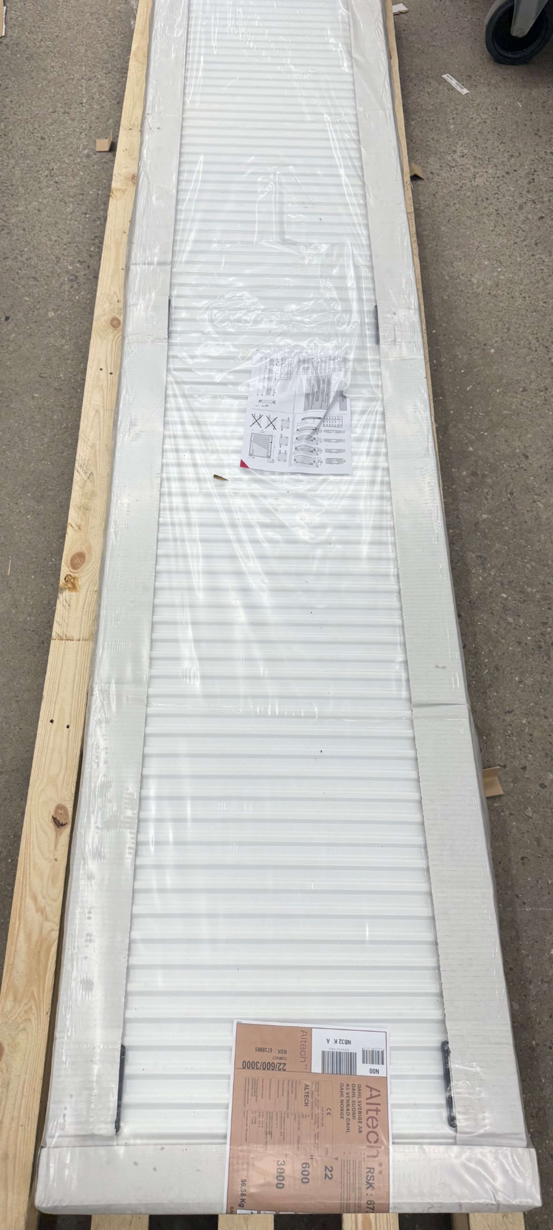 Altech Panelradiator K22 600×3000mm Vit RAL9016 RSK 6738965