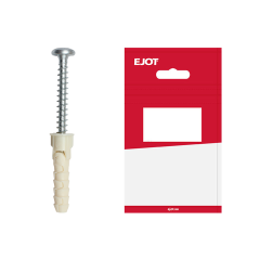 19 pack ( 380 st total ) Ejot Gripper Skruvplugg 6m 20-pack - Byggfäste Plast - RSK 3845704