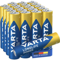 8 paket ( 160 st totalt ) VARTA Longlife Power AAA Batterier 20-pack