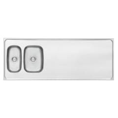 Contura G16 - 610 Rostfri vändbar Diskbänk med Vattenlås och Korgventiler RSK 8090084 