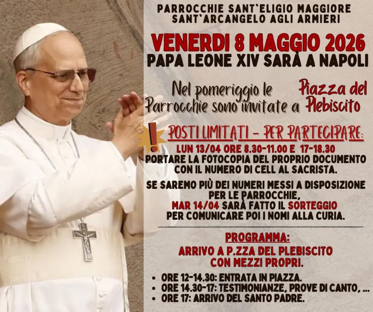 NAPOLI ACCOGLIE IL SANTO PADRE!