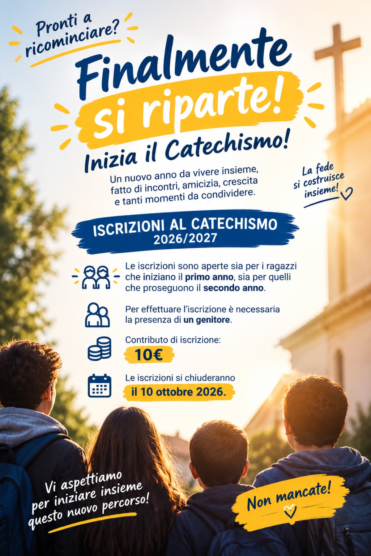 Iscrizioni catechismo 2026/27
