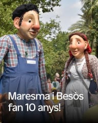 Diada dels 10 anys dels gegants Besòs i Maresma