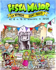 Cercavila de Festa Major: gigantes y bastoneros