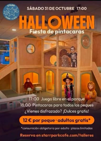 Fiesta de Halloween con pintacaras