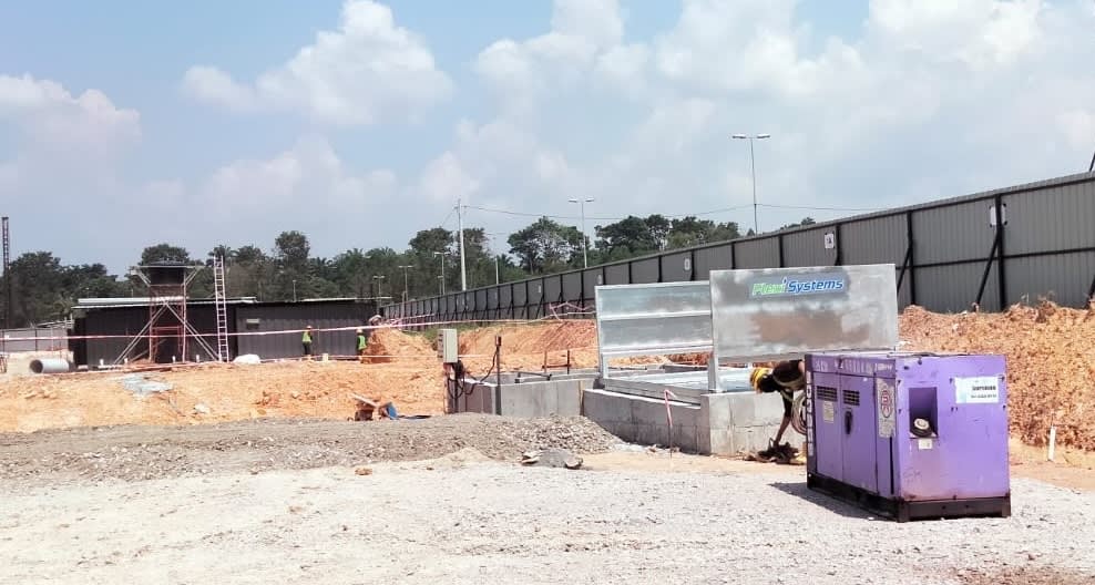 AWW-41 Auto Wheel Washing System — Embedded Pit Installation