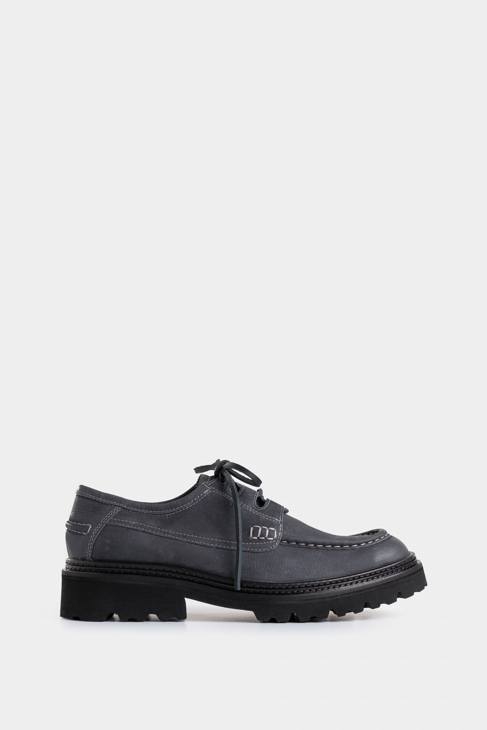 Zapatos de cordón Castor de cuero gamuzado para hombre tractorados