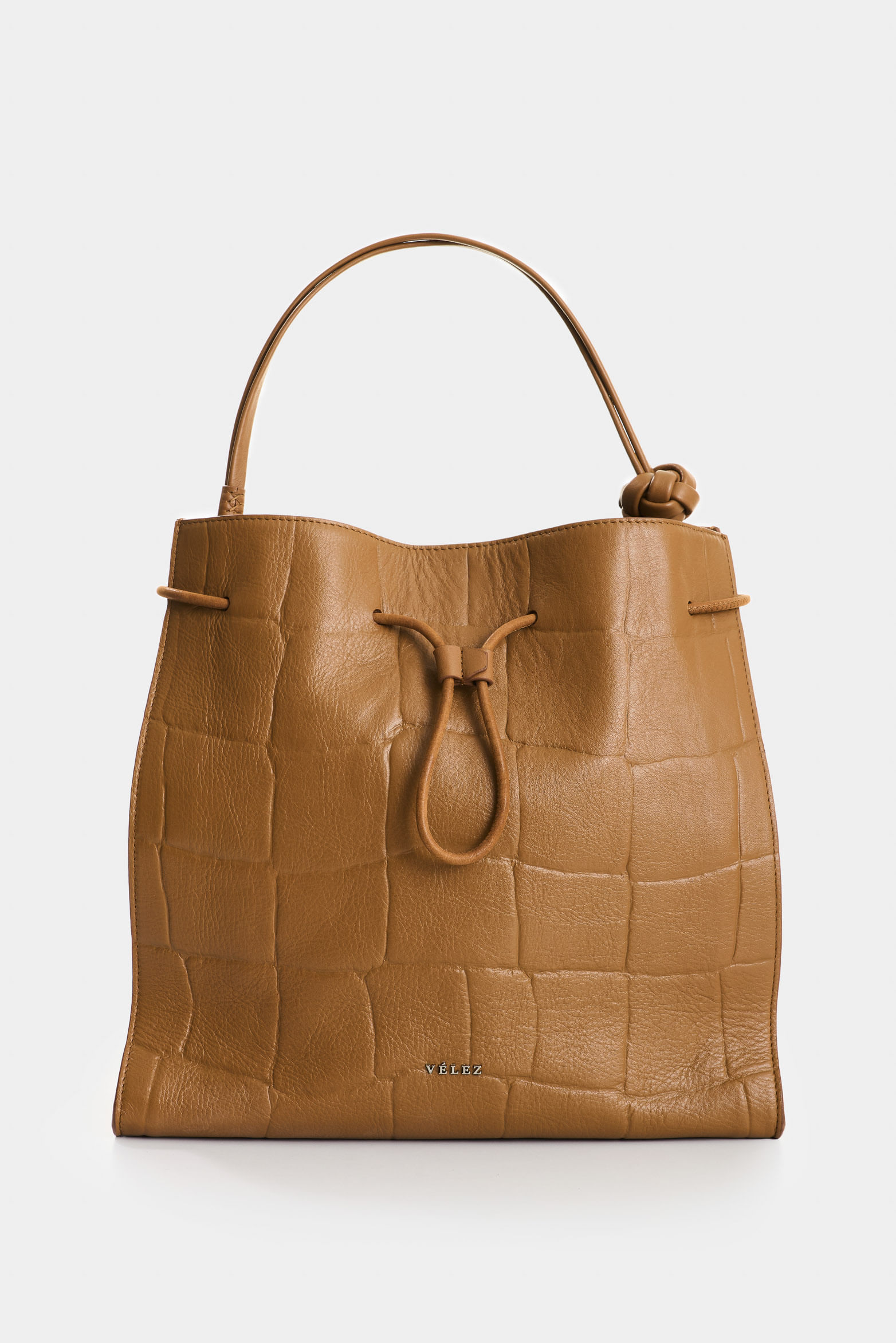 Shopping de cuero grabado para mujer Aromia