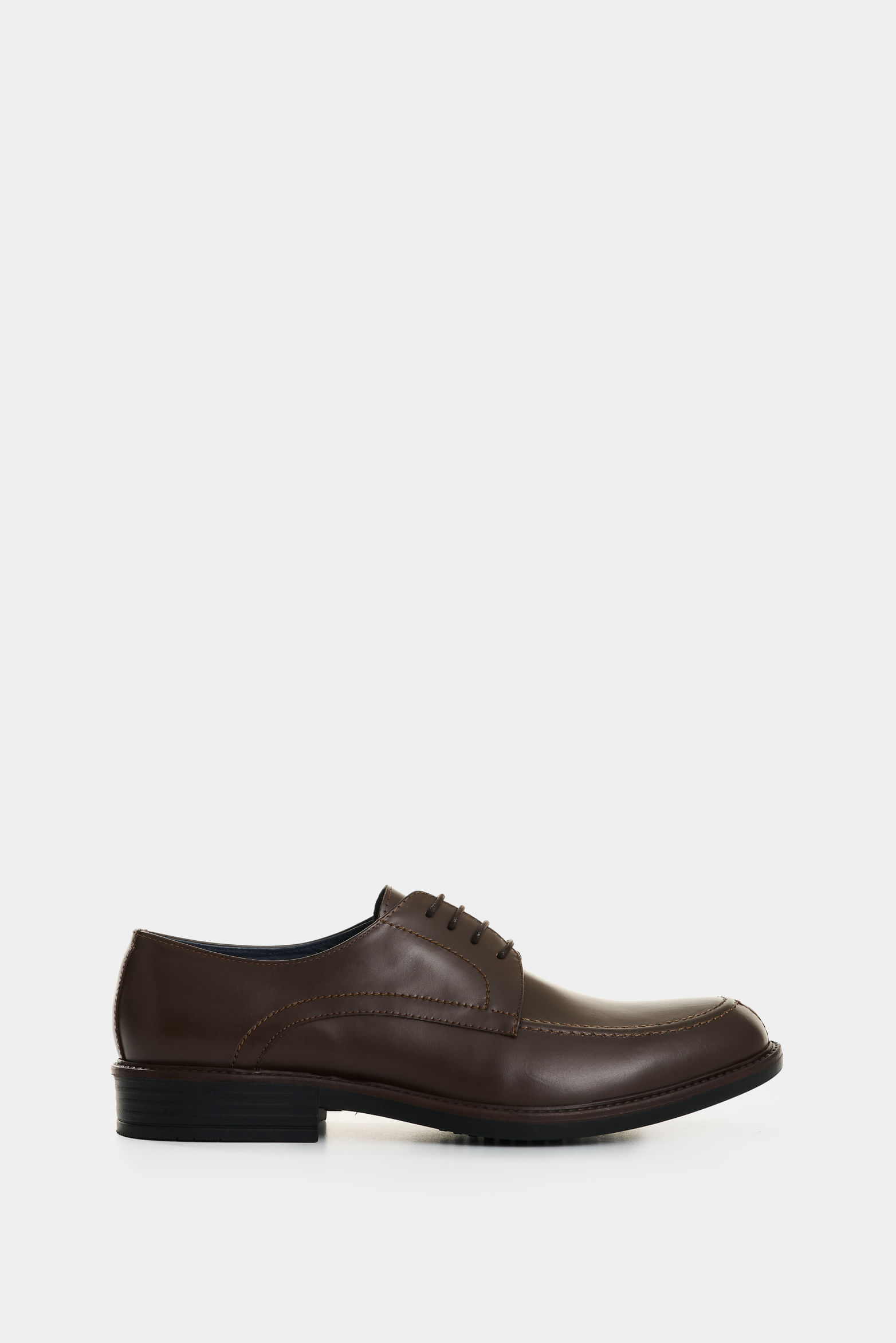 Zapato de cordón caval de cuero para hombre silueta office