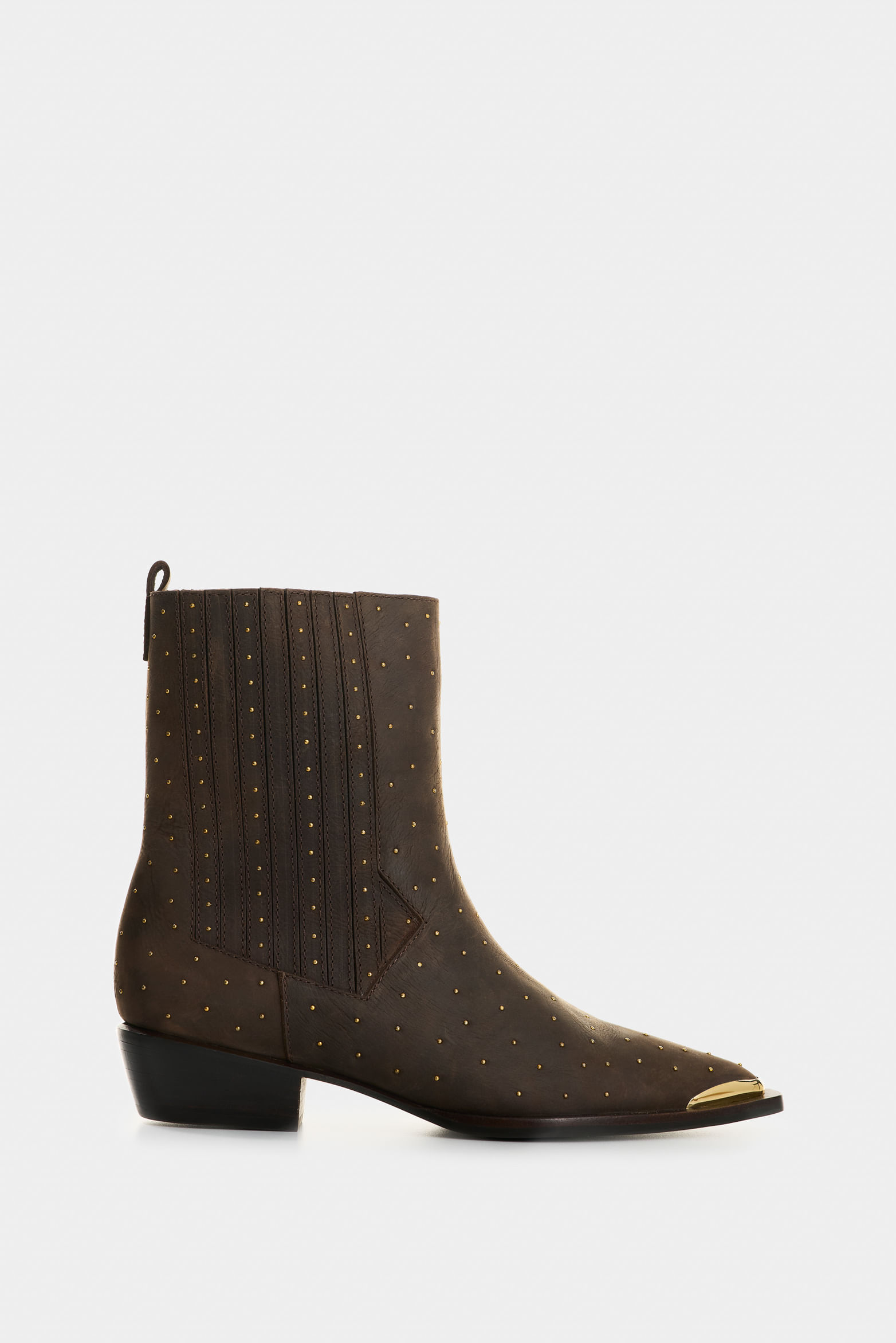 Botines caña baja de cuero para mujer Kiwa