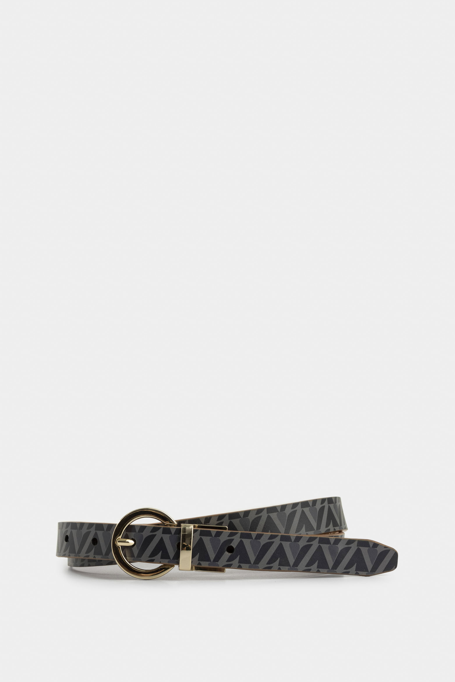 Cinturón reversible de cuero para mujer monogram
