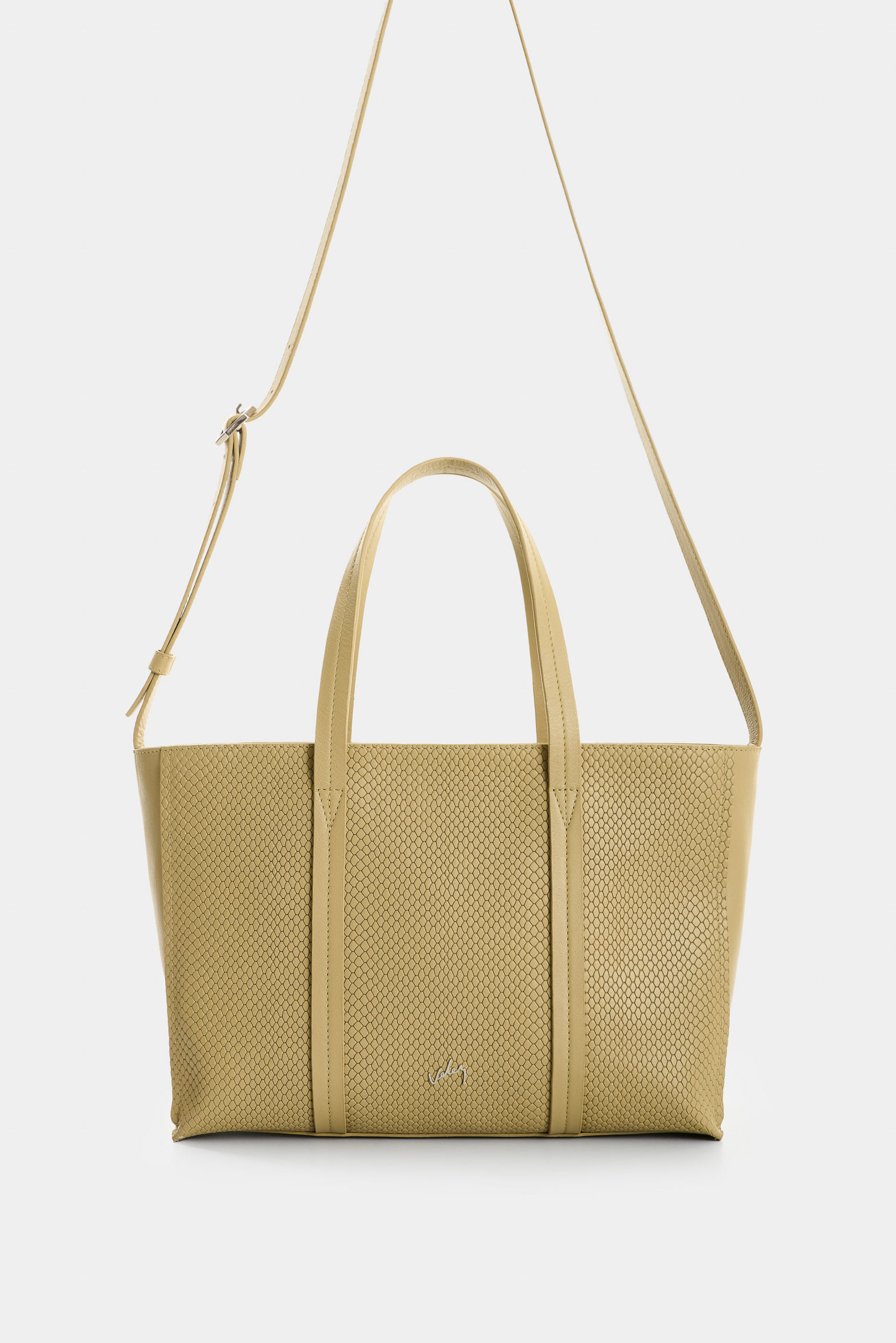 Bandolera en cuero grabado para mujer Nectaria