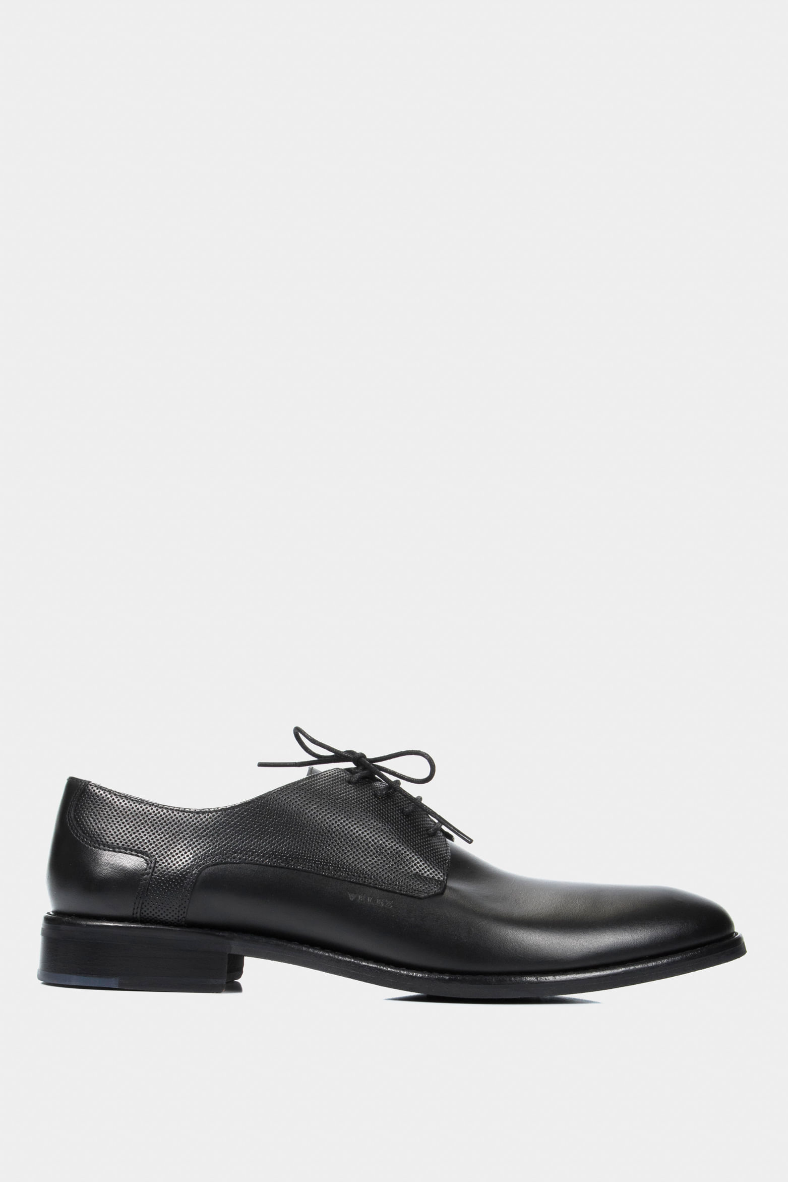 Zapatos cordón formal de cuero para hombre liso