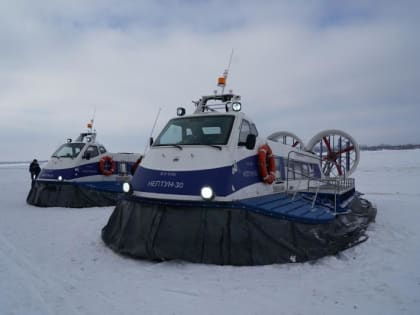 В Самарской области флот судов на воздушной подушке пополнился двумя новыми "Нептунами"