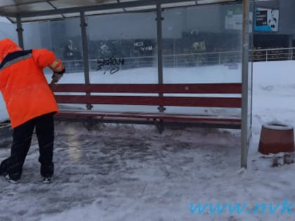 Уборка снега в Новокуйбышевске