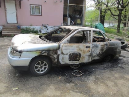 (фото) Под Тольятти пьяный управляющий турбазой спалил автомобиль экспедитора