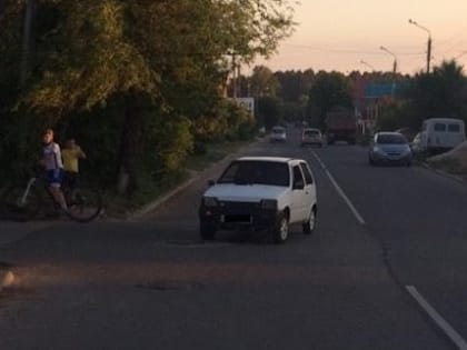 (фото) "Ока" сбила маленькую велосипедистку на Шлютова в Тольятти