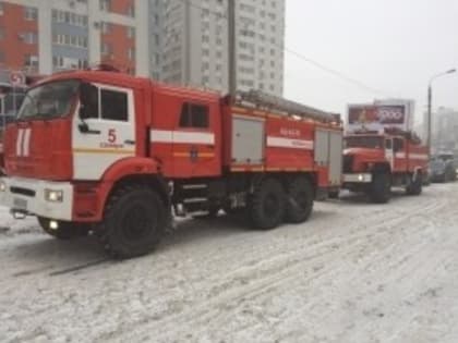 В Самаре тушили пожар на ул. Свободы