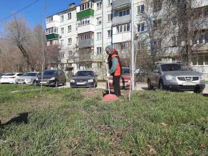 В Железнодорожном районе прошел Гагаринский субботник