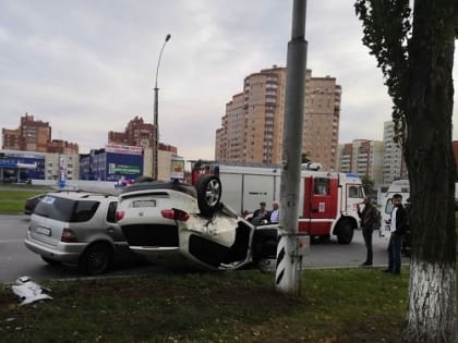 (фото) В Тольятти и-за нарушения проезда «кольца» произошло ДТП с перевертышем