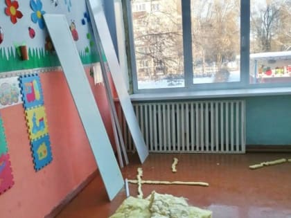 В детском саду Нефтегорска утеплят окна после жалоб в соцсетях