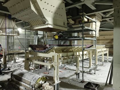 На пусковом комплексе № 3 Талнахской ОФ подходит к финалу монтаж первых двух конвейеров с маркой «ТЯЖМАШ»