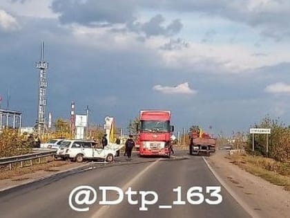 (фото) В Самарской области пенсионер на «четверке» погиб в ДТП с фурой