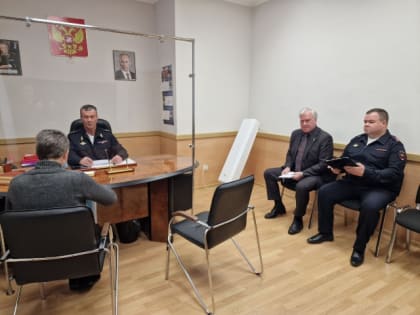 Начальник ГУ МВД по Самарской области генерал Игорь Иванов провел прием граждан