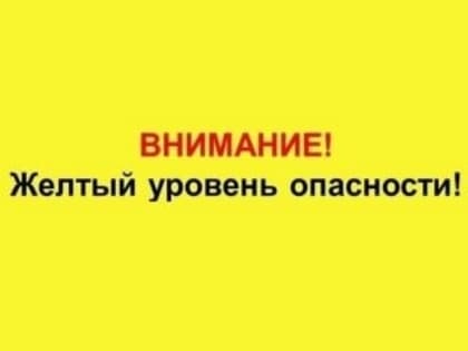 В Самарской области объявлен желтый уровень опасности