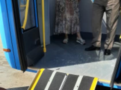 Новые автобусы и троллейбусы приспособлены для перевозки маломобильных граждан