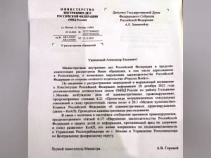 Хинштейн сообщил о первом в России деле за пропаганду ЛГБТ
