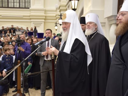 О ВИЗИТЕ ПРЕДСТОЯТЕЛЯ РУССКОЙ ПРАВОСЛАВНОЙ ЦЕРКВИ В ПОВОЛЖСКИЙ ПРАВОСЛАВНЫЙ ИНСТИТУТ В ВИДЕОСЮЖЕТАХ