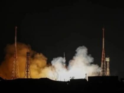 С космодрома Байконур осуществлен пуск ракеты-носителя «Союз-2.1а» с космическим кораблем «Союз МС-23»