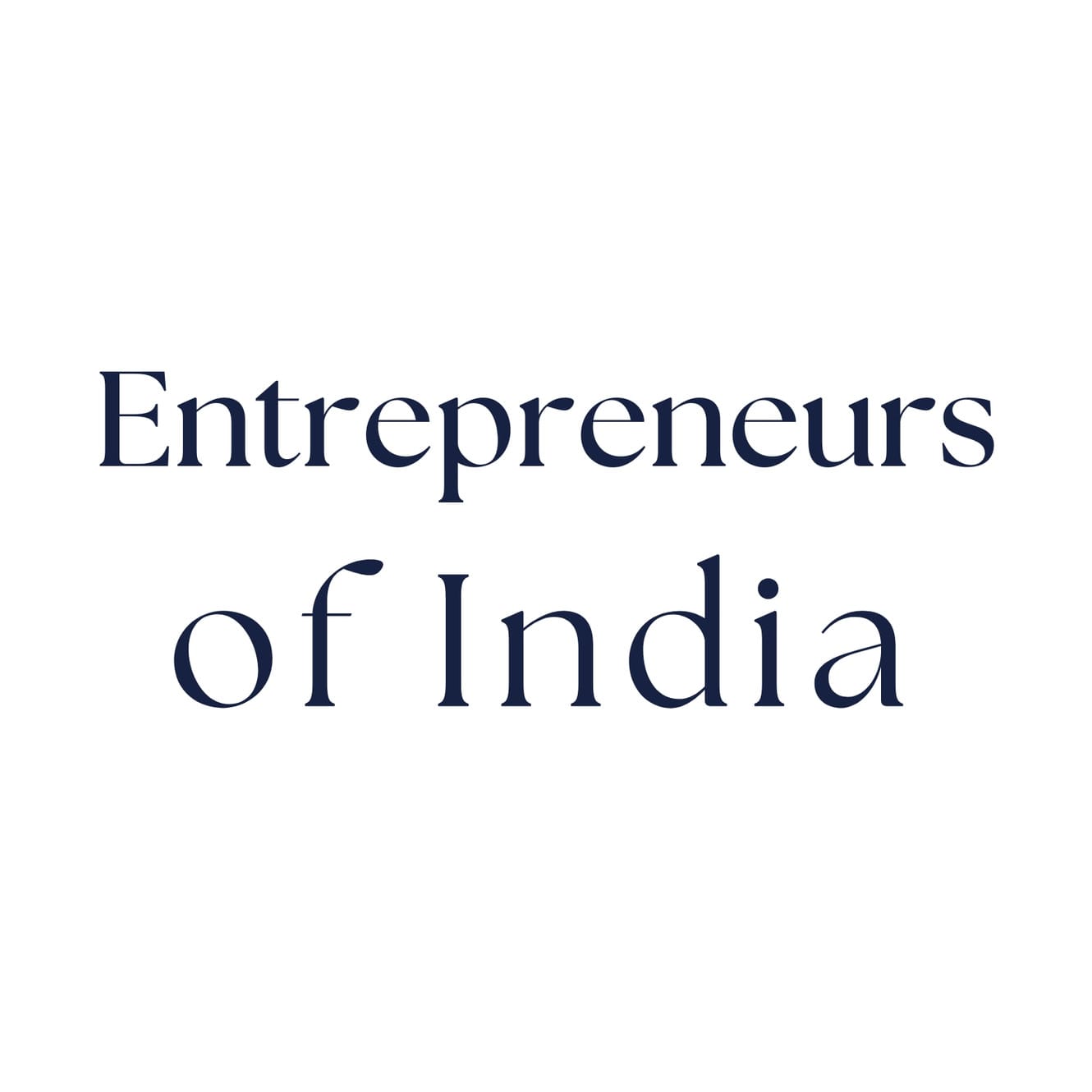 Entrepreneurs of India