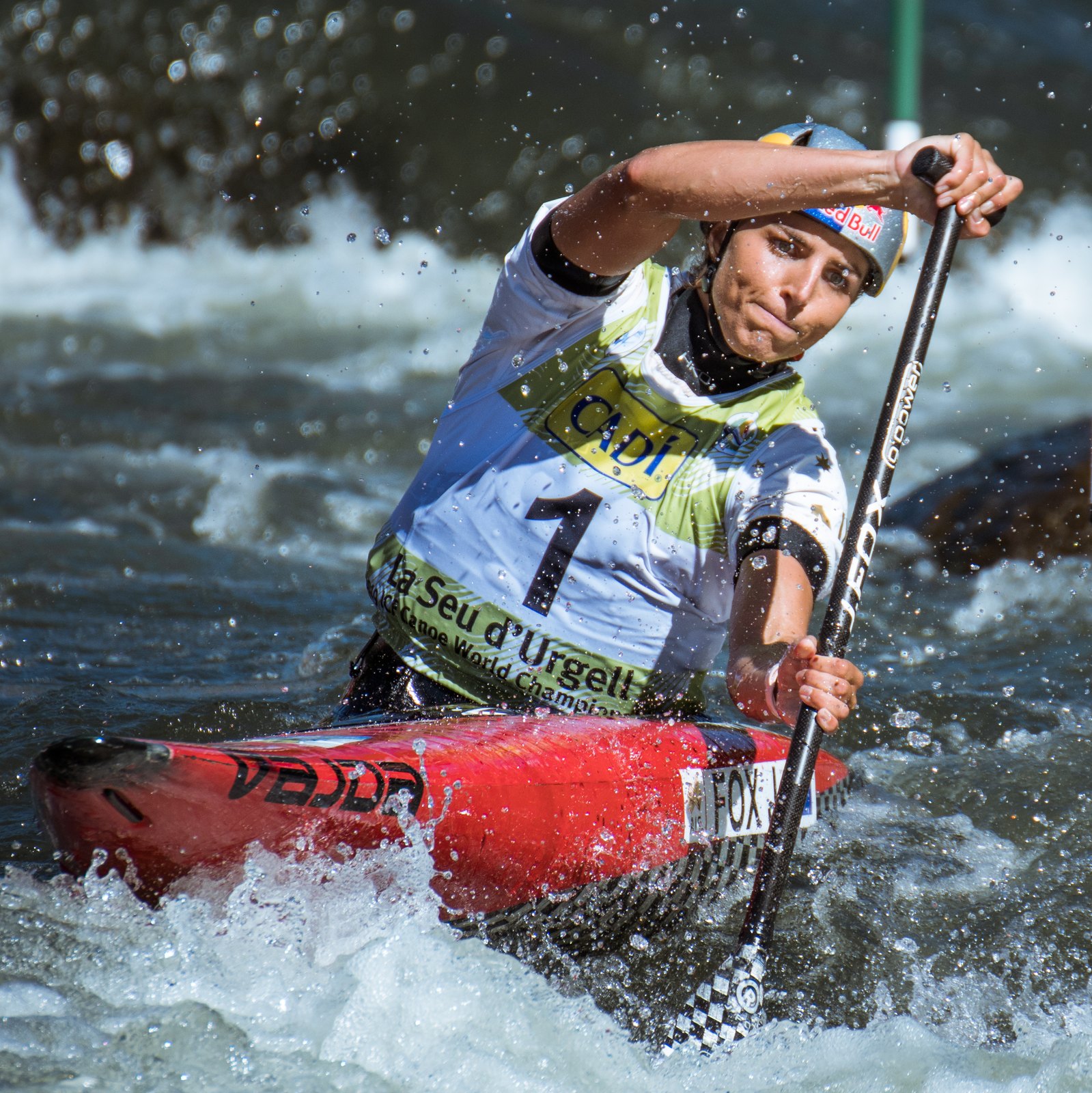 Jess Fox at the 2019 ICF Canoe Slalom World Championships