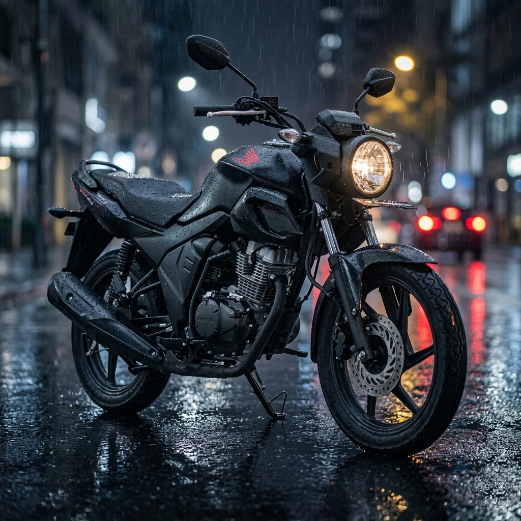 Honda CB150 Verza matt black motorcycle available in Bermuda