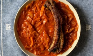 Tomato cabbage stew (Paradicsomos káposzta)