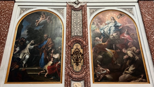 paintings at the santa maria degli angeli church grand manner baroque