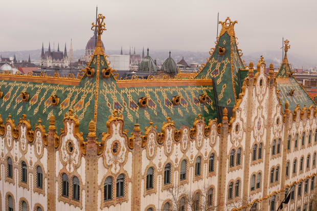 odon lechner postatakarekpenztar budapest art nouveau