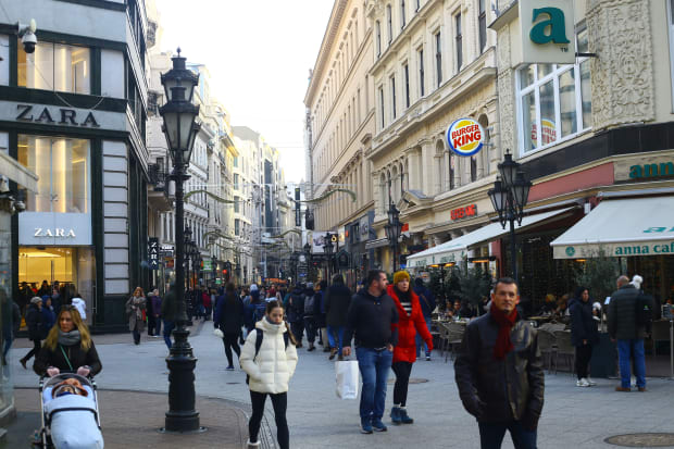 vaci utca budapest