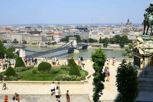 hungarian national gallery budapest view from the terrace