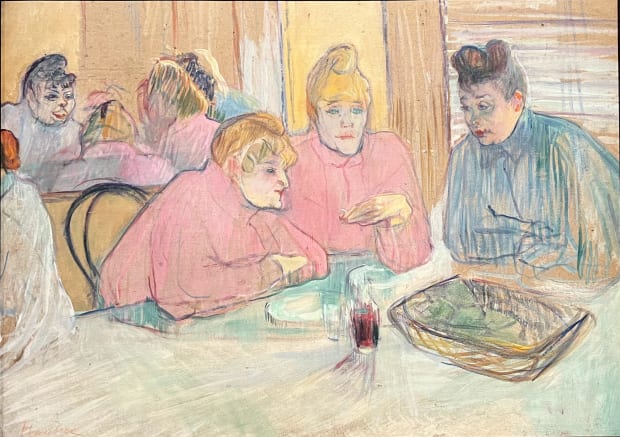 These Ladies in the Dining Room, by Henri de Toulouse Lautrec (1893-1895)