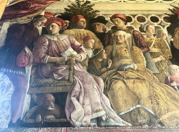 andrea mantegna court scene mantua castle Camera degli Sposi