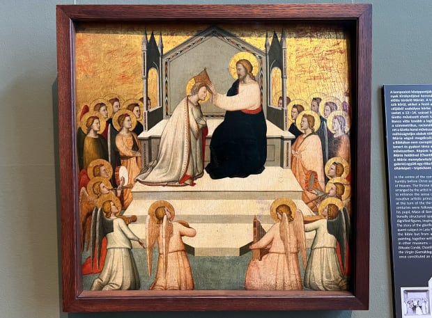szepmuveszeti museum of fine arts budapest The Coronation of the Virgin, by Maso di Banco (1328)