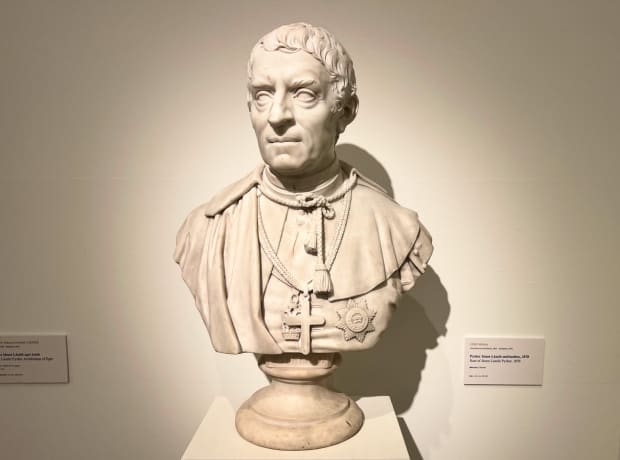 János László Pyrker, by Miklós Izsó (1870)